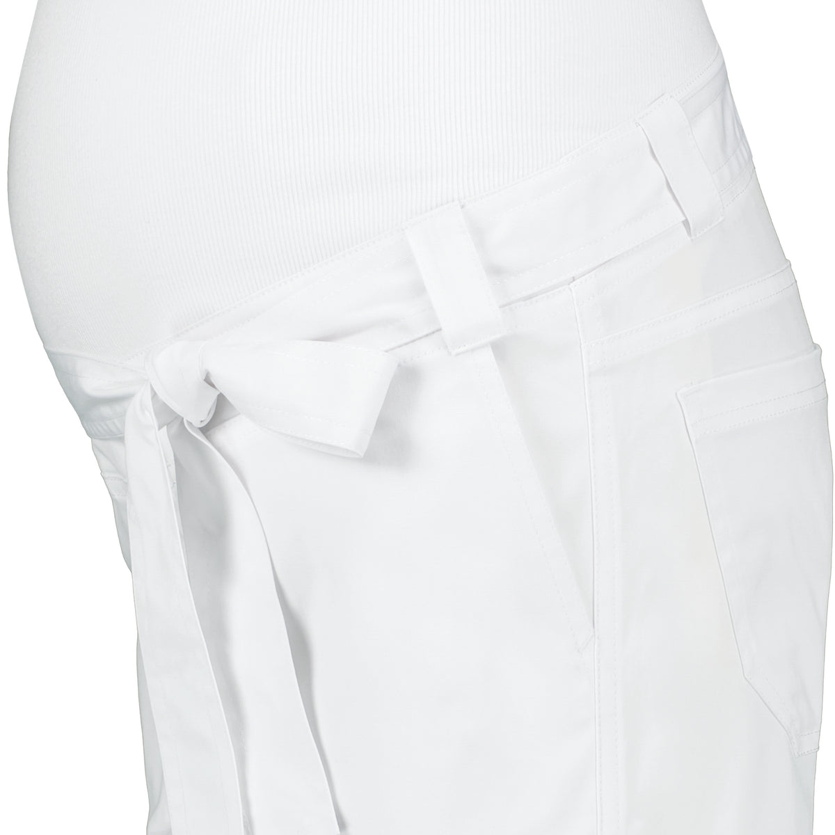ELSA MATERNITY PANTS WHT