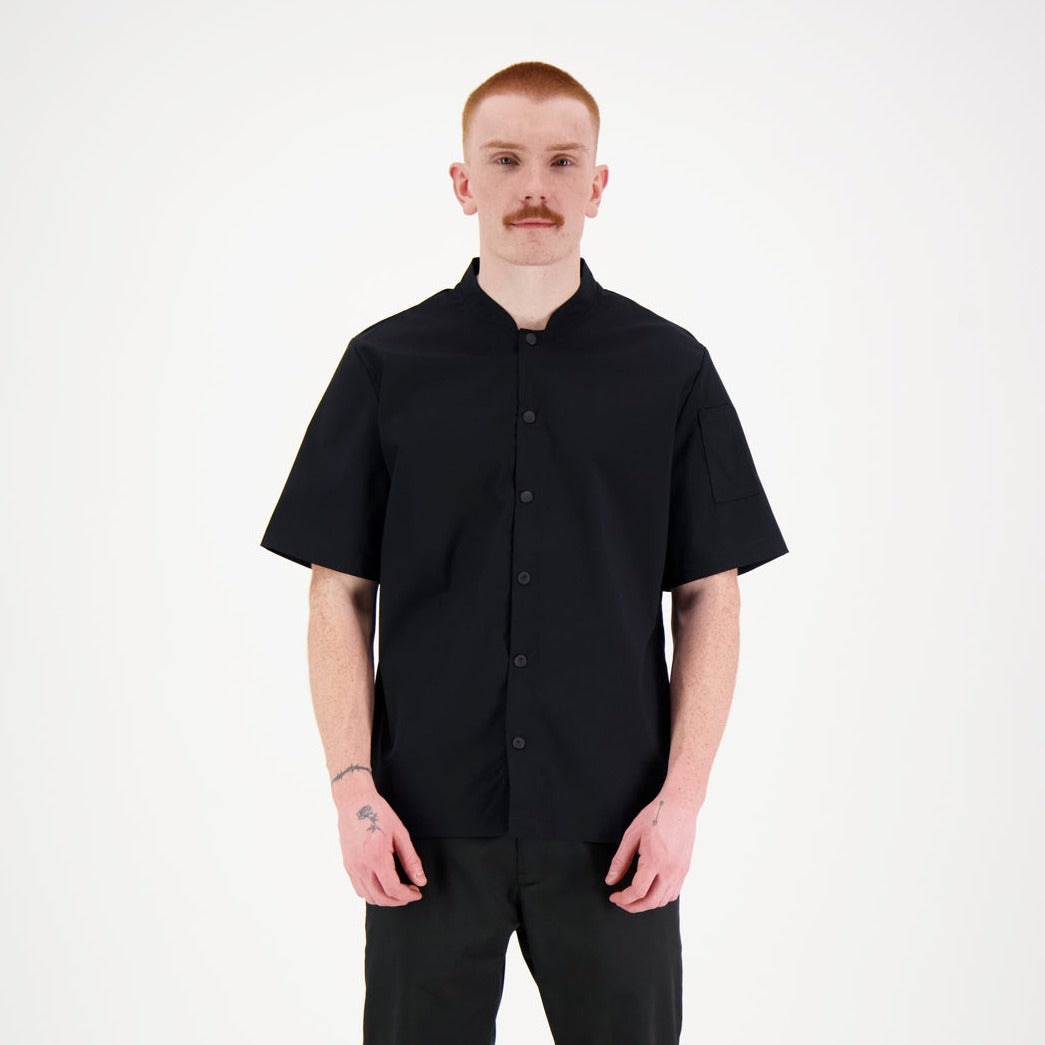 NIKO UNISEX CHEF JACKET BLK