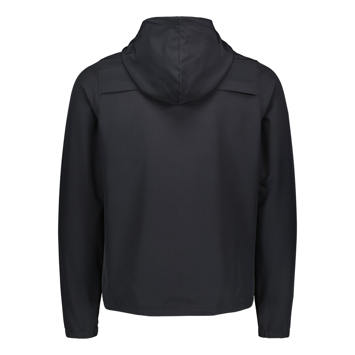 Kuvassa musta Jiri unisex työtakki takaa