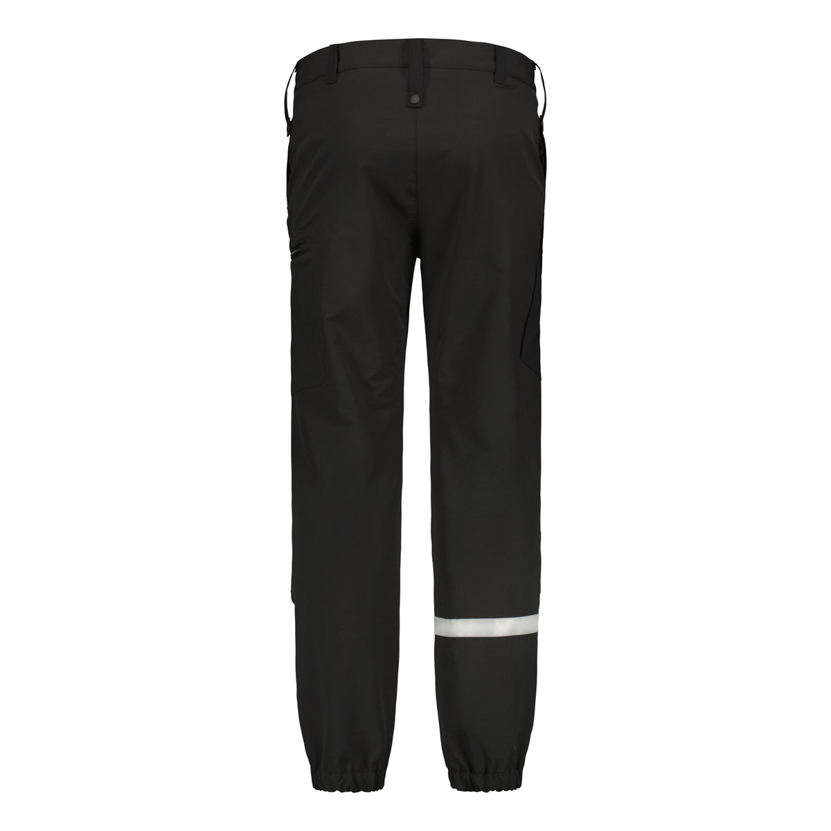 Mustat Karri unisex työhousut takaa