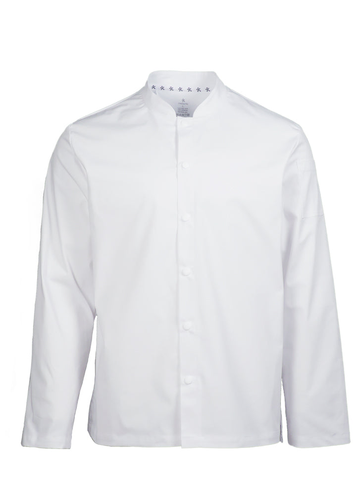 Valkoinen Mike unisex kokkitakki