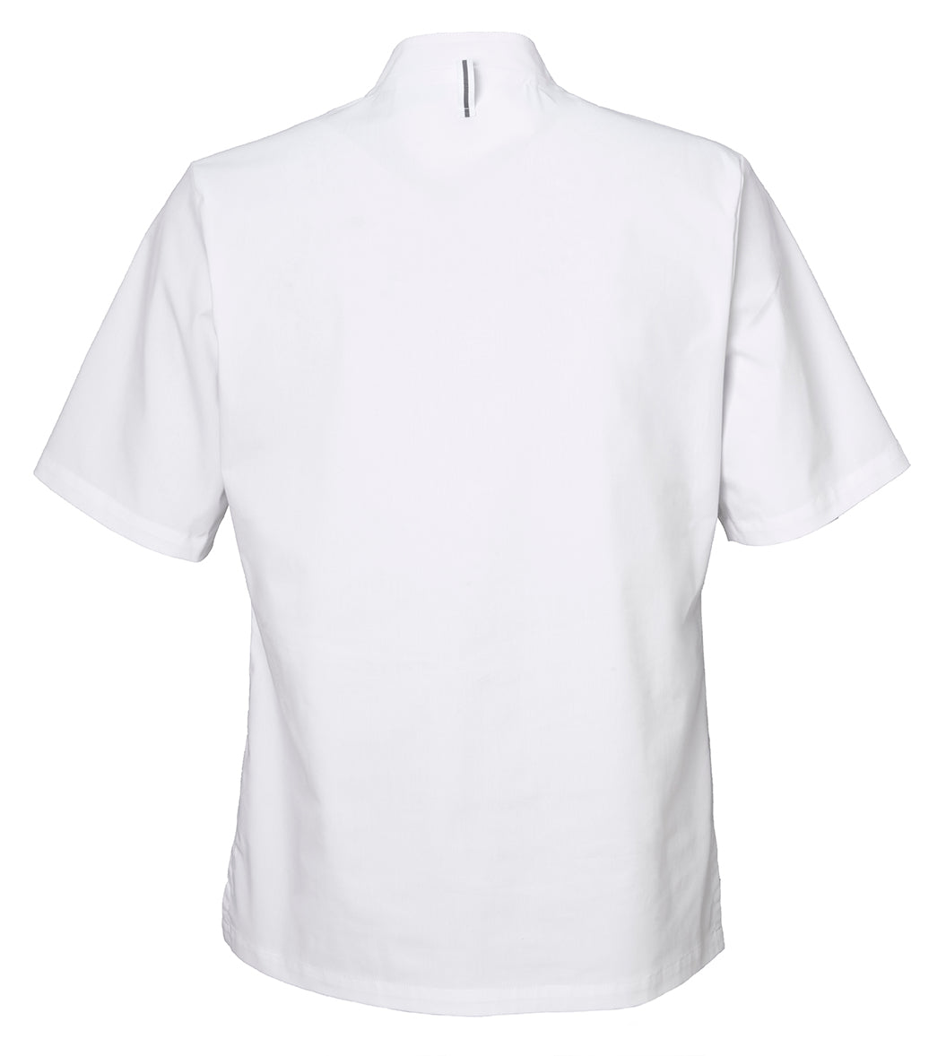NIKO UNISEX CHEF JACKET WHT