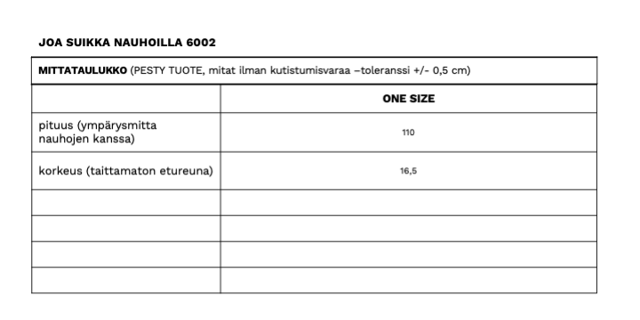 JOA SUIKKA NAUHOILLA WHT