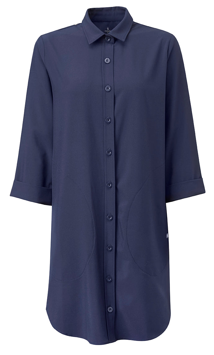 IINA SHIRT DRESS NAVY