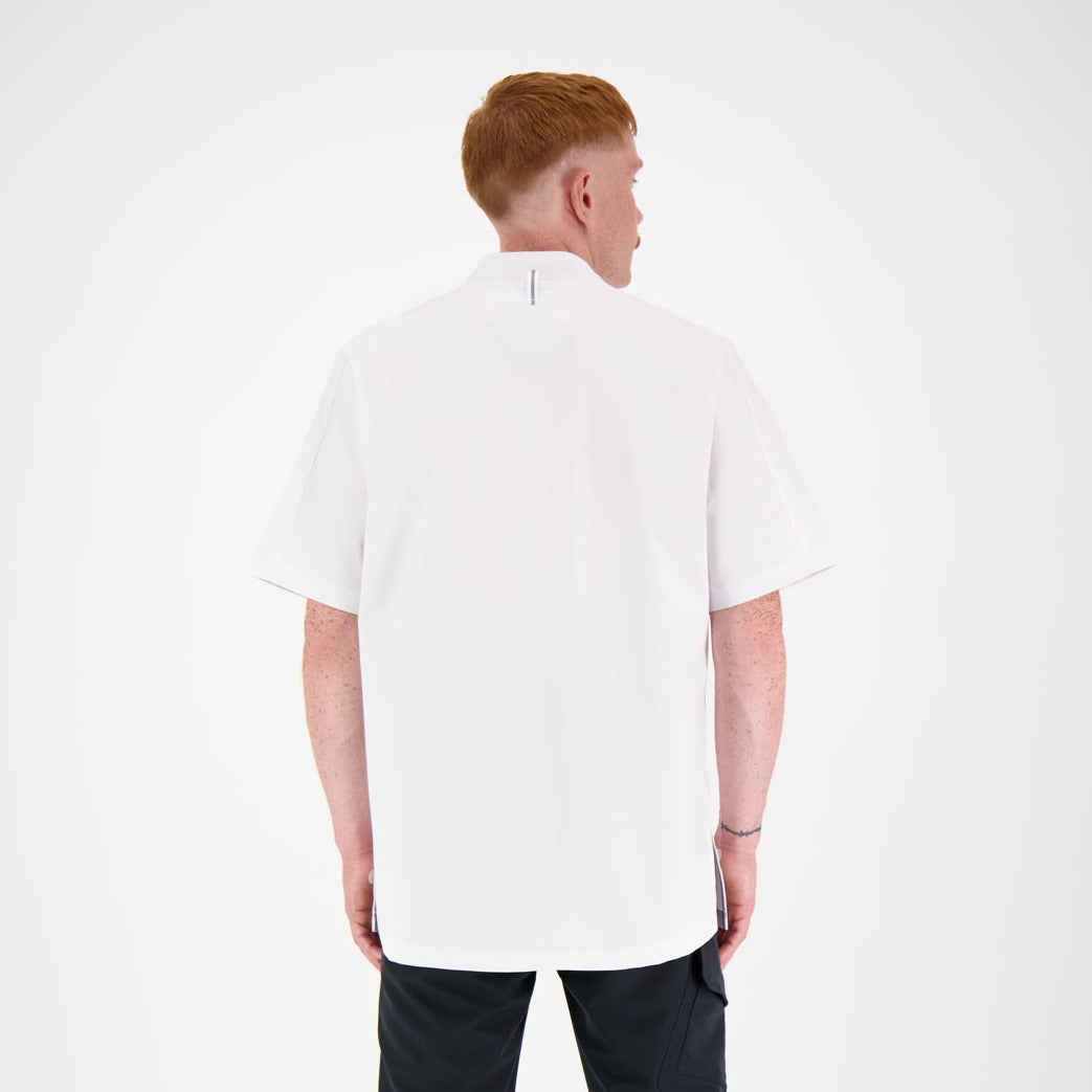 LUCA UNISEX CHEF JACKET WHT