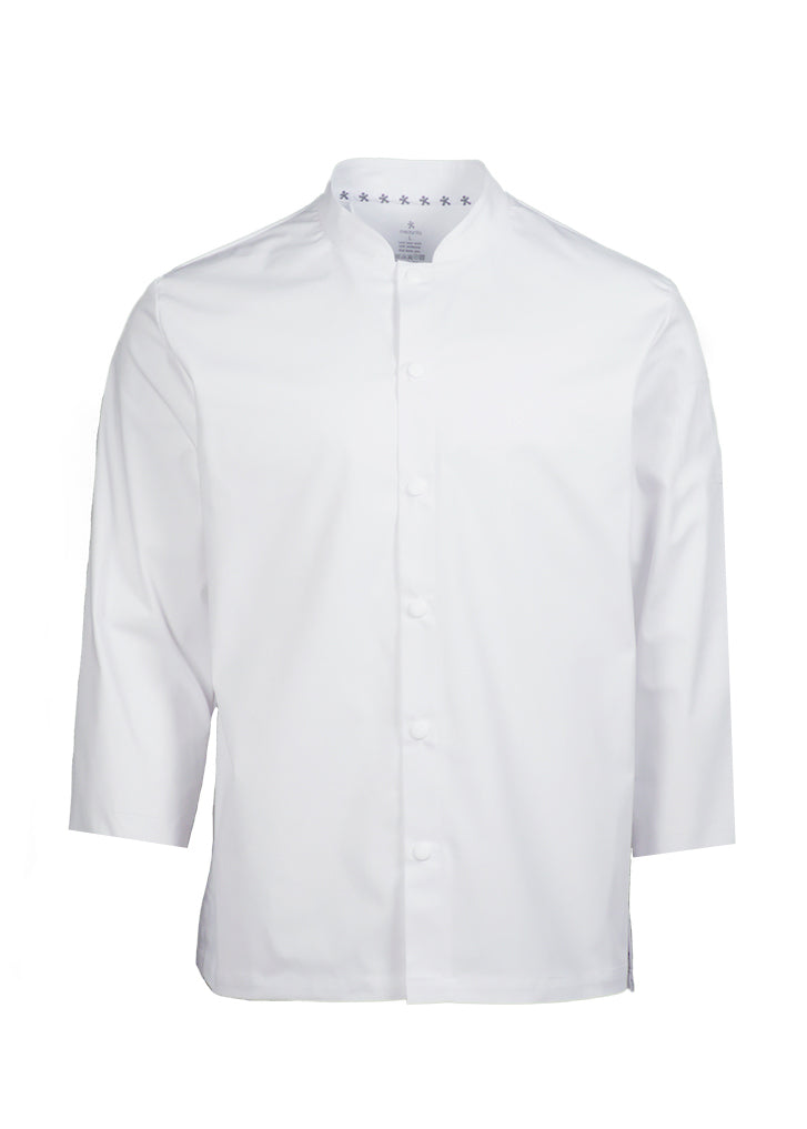 ALVA UNISEX CHEF JACKET WHT