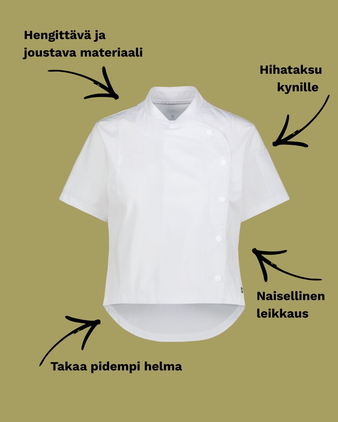 Linnea kokkitakin ominaisuudet