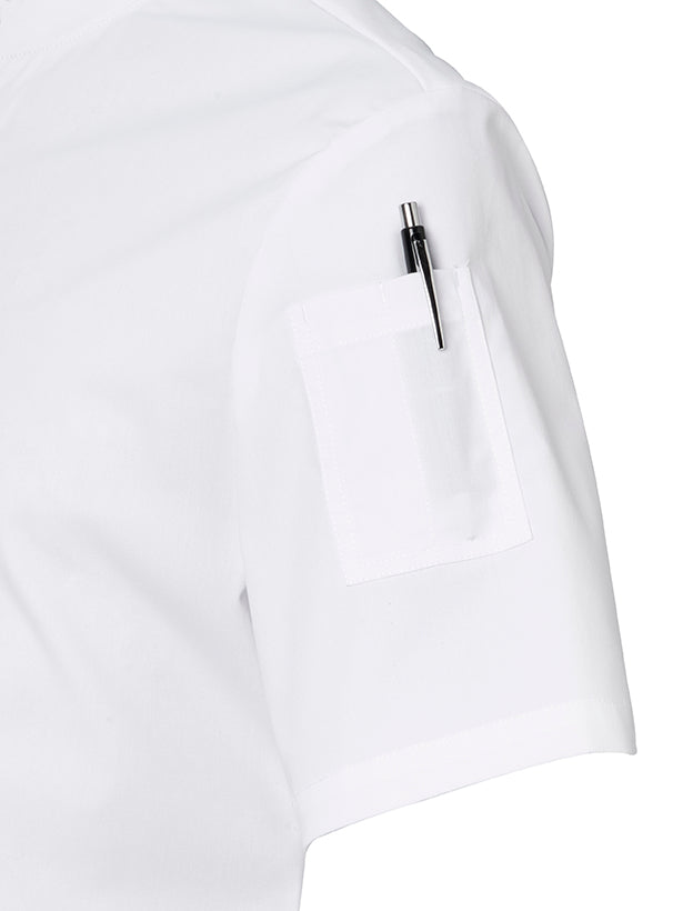 NIKO UNISEX CHEF JACKET WHT