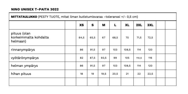 NINO UNISEX T-PAITA NVY