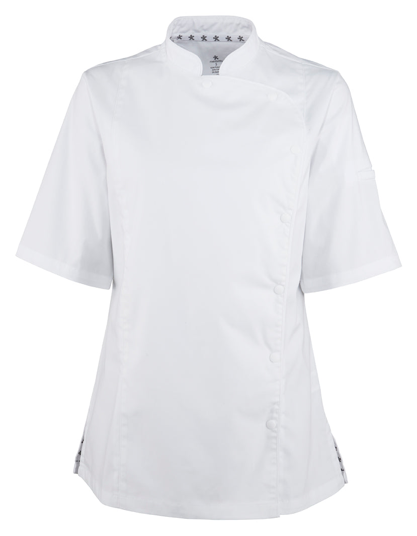 ELLA WOMEN'S CHEF JACKET WHT